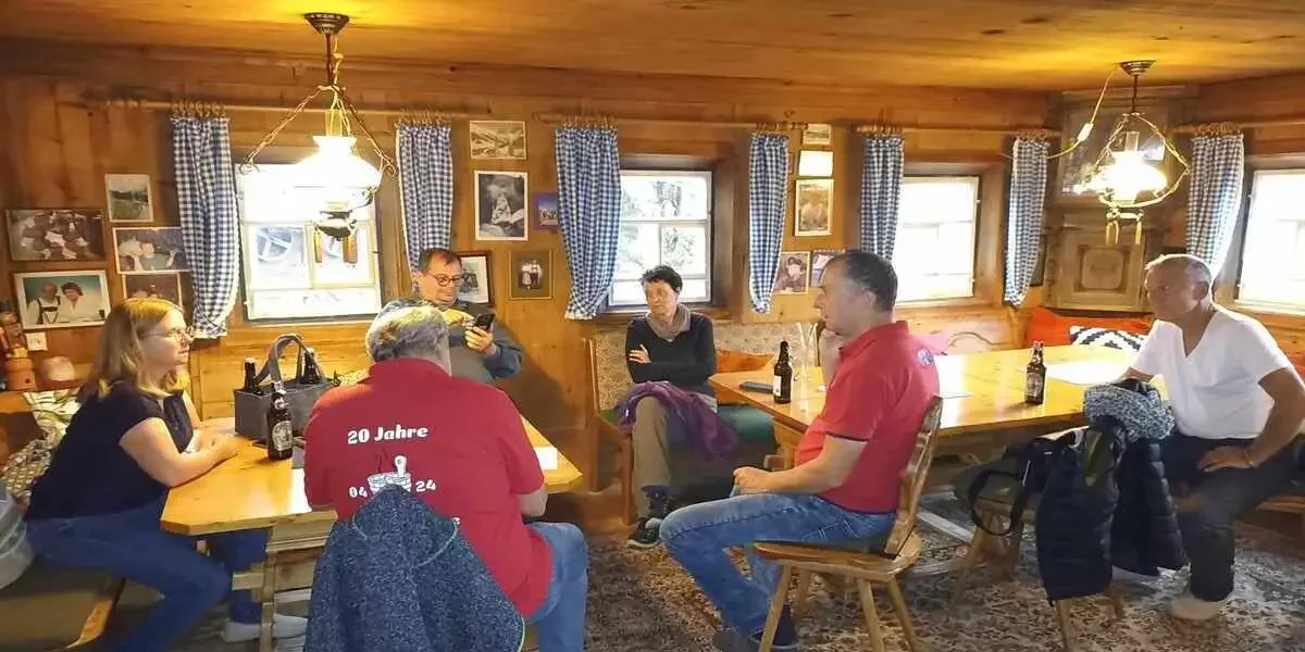 Wintereinbruch im Kleinwalsertal :( Planänderung vom Bergführer Juppi.